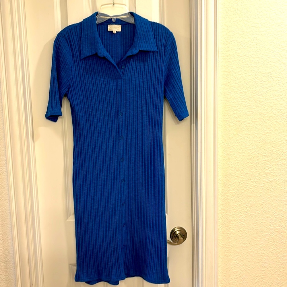 Melloday blue sweater dress. Size XL fits like a L or M